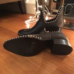 alexander wang kori cutout ankle booties